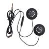 Motorcycle Motorbike Helmet 3.5mm Wire Control Music Headphone Headset with Mic