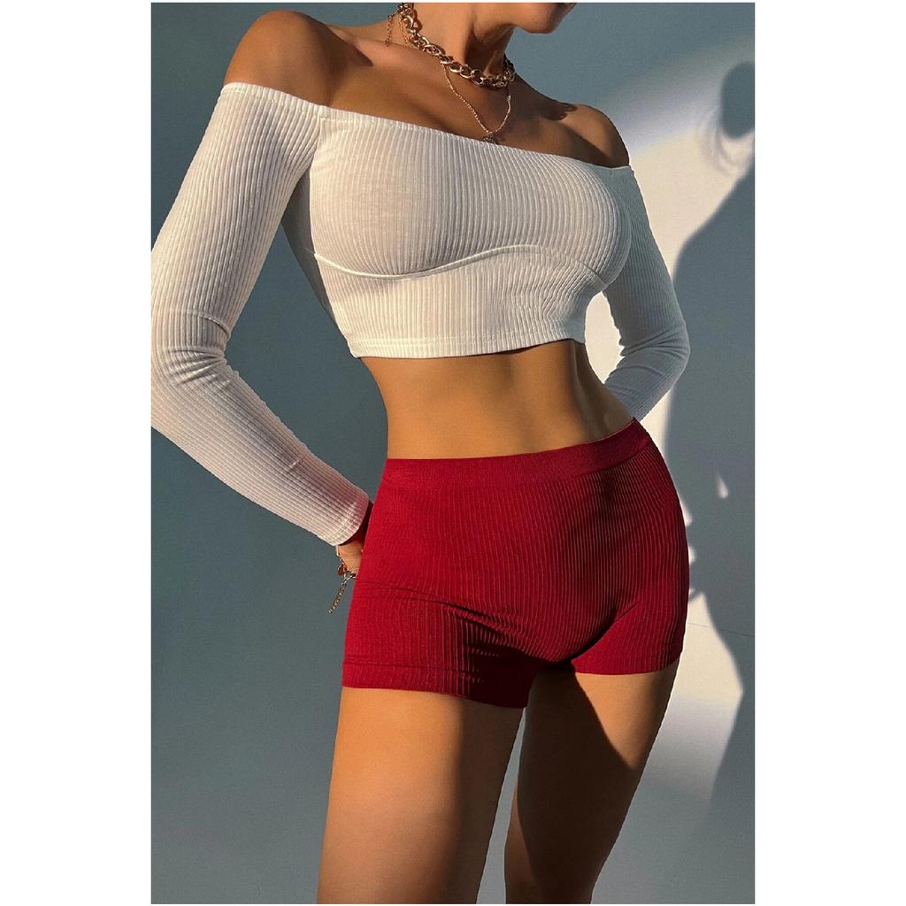 Женские черные шорты на бретелях из ткани, трусики