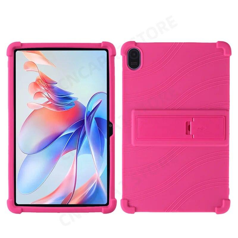4 Thicken Cornors Soft Silicone Cover with Kickstand For Blackview Oscal Pad 15 Case 10.36" Tablet PC Shockproof Protector Funda