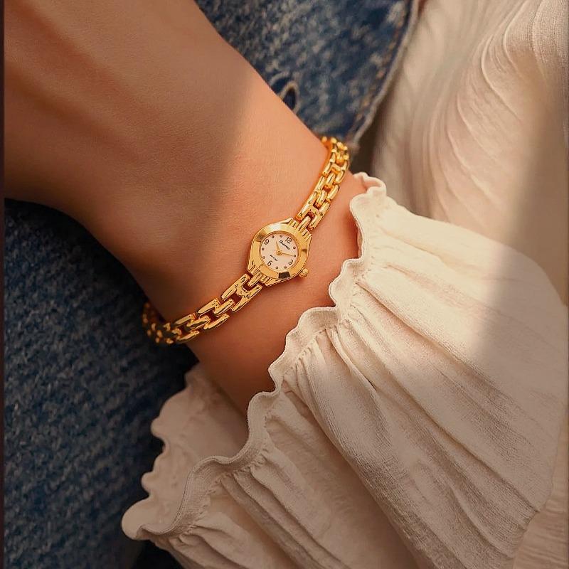 Elegant Small Dial Women's Watches Luxury Brand Gold Wrist Watches for Woman Simple Dress Ladies Quartz Watches Reloj De Mujer