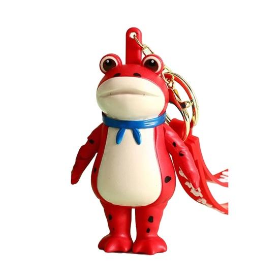 1/2 шт. Брелок Лягушка Декор Мультяшный Шарм для Рюкзака Кошелька Реалистичная Текстура Лягушки