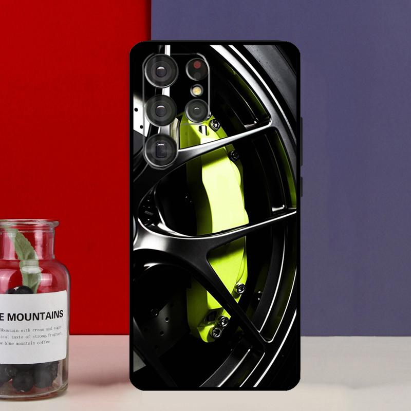 Чехол Funda со скоростью колеса спортивного автомобиля для Samsung Galaxy S25 Ultra S9 S10 S20 S21 FE S22 S23 Plus S24 Ultra