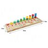 Wooden Math Game Board Number Puzzle Sorting Montessori Toys Early Educational Learning Tools for Kids Toddlers