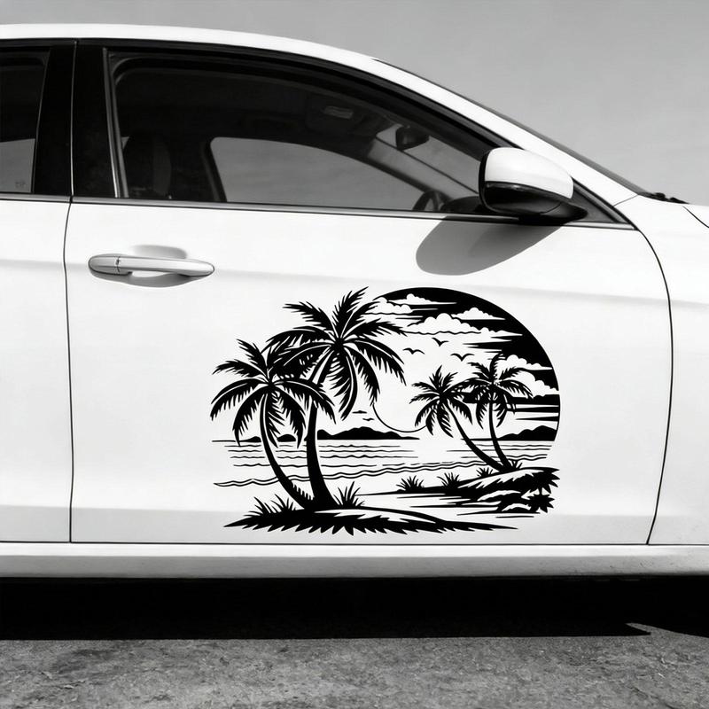 RV Sticker Decor, Easy to Use, 67cmx49cm Hood Car Sticker, Car Body Side Stickers for Bus, Door, Vehicle, Motorhome