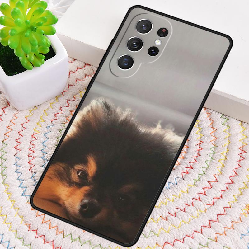 Pomeranian puppy dog TPU Phone Case For Samsung Galaxy note 10 pro S26 S25 S24 S23 S22 Ultra Plus S21 FE S20 Shockproof Cover