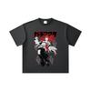 260 GSM Double Yarn 32 Count 100% Cotton Gachiakuta V6 Riyo White Print Unisex Heavy Cotton T Shirt