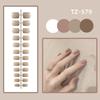24pcs Detachable Glossy Wearable Fake Nails Full Cover Press Wearable False Nails Nail Tips  Women