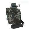 Тактическая плоская бутылка для воды Junshi Outdoor с сумкой для переноски, 1 л