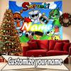 Custom Name Personalized Sprunki Game Print Tapestry, Wall Art Decor, Bedroom, Dorm, Apartment, LivingRoom, Party Backdrop, Gift for Birthday