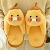 Spring Slippers Indoor Shoes Winter Fur Interfloor Noise Soft Fluffy Office School Coldproof Kakao Slippers The Best Character In Korea