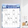 Durable Creative English Magnetic Calendar Colorful Notes 2026 Calendar To Do List Agenda Organizer 12 Month Calendar Home Use