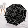 Enchanted Pentagram Symbol Tapestry, Mystic Decor for Your Space Umbrella, Cute Umbrella with Cute Design, Portable 3-Fold Compact Umbrella for Men &