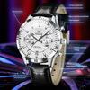 Fashion Trend High Beauty Men's Chronograph Multi Functional Quartz Watch Business Calendar Watch