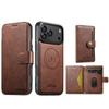 Чехол-книжка для iPhone 17 Pro Max с отделением для карт, магнитной застежкой, подставкой для беспроводной зарядки, кожа S25U