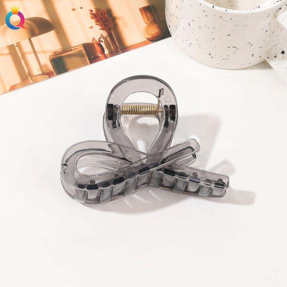 Large Ponytail Hair Clamps Vintage Hairpin Hair Accessories High-Quality Bow Tie Hair Claw Clips