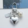  Брелки из сплава с большими сердечками, маленькие шарики, брелоки для женщин и мужчин, подарок дружбы, украшение сумки, ювелирные изделия Y2K