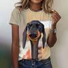 Cute Animals Print Women's T Shirts Summer Fashion Short Sleeves Tees Pullover Casual Streetwear Tops Oversized Women Clothing