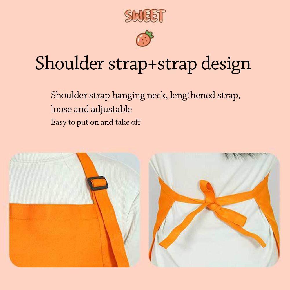 Waterproof Children Painting Apron Easy Clean Kitchen Apron Sleeveless Apron for 6-8 Years old