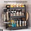 Yunshuang 3-Tier Kitchen Countertop Corner Spice Rack