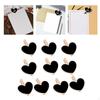 10Pcs/Set Little Heart Wooden Chalk Blackboard Chalkboard Wedding Notice Signs Venue