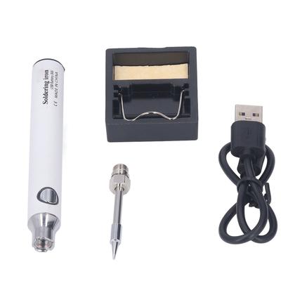 USB-паяльник, беспроводной портативный электрический паяльник, 3 зубчатых сварочных инструмента со световым индикатором