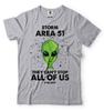 Футболка Storm Area 51 Area51 20 сентября 2019 года Футболка с инопланетянином