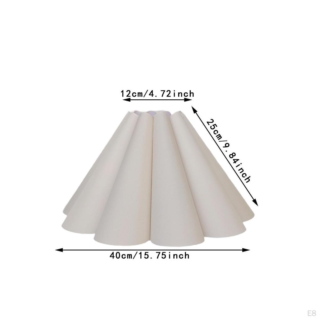 Petal Cloth Table Lamp Shade Decor Lampshade for Farmhouse Living Room Hotel