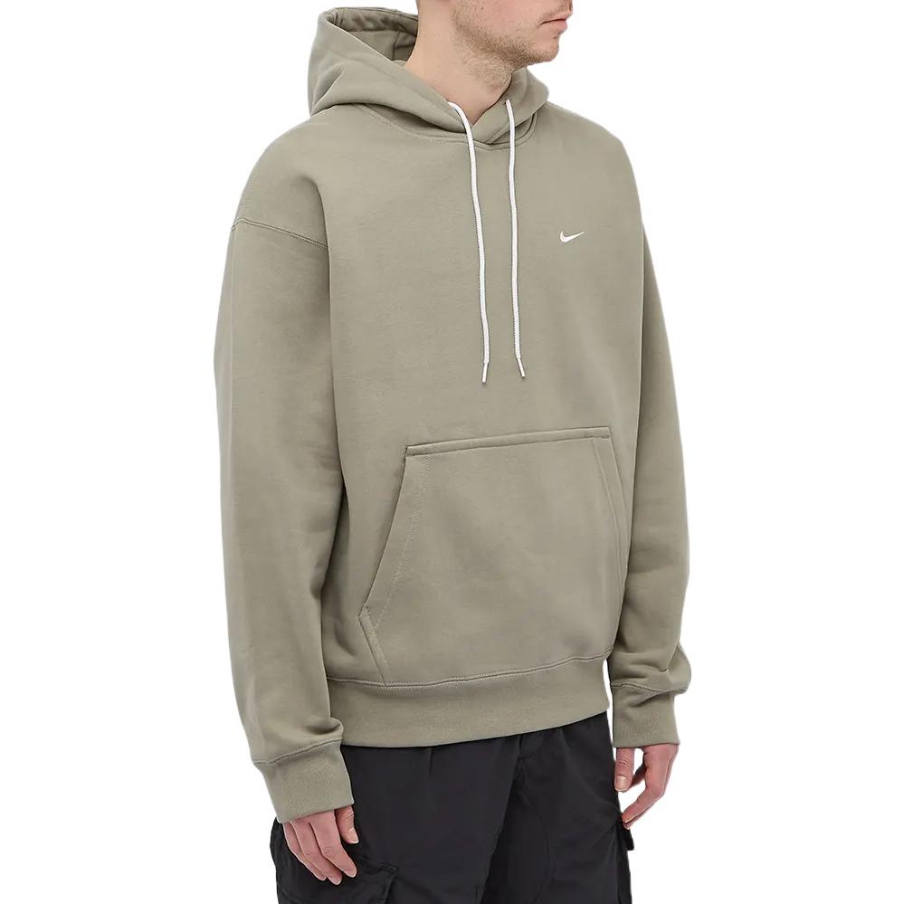 Nike Толстовка с капюшоном NRG Solo Swoosh Premium Essential из флиса зеленая мужская уличная одежда CV0552-320