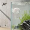 Reduce Aggression in Tank Aquarium Floating Jellyfish Hide, 3D Printed Fish Saltwater Accessories Hideout, Decorative Shelter Cave for Pleco