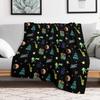 Griz Pattern in Color Throw Blanket All Weather Soft Throw Blanket for Sofa