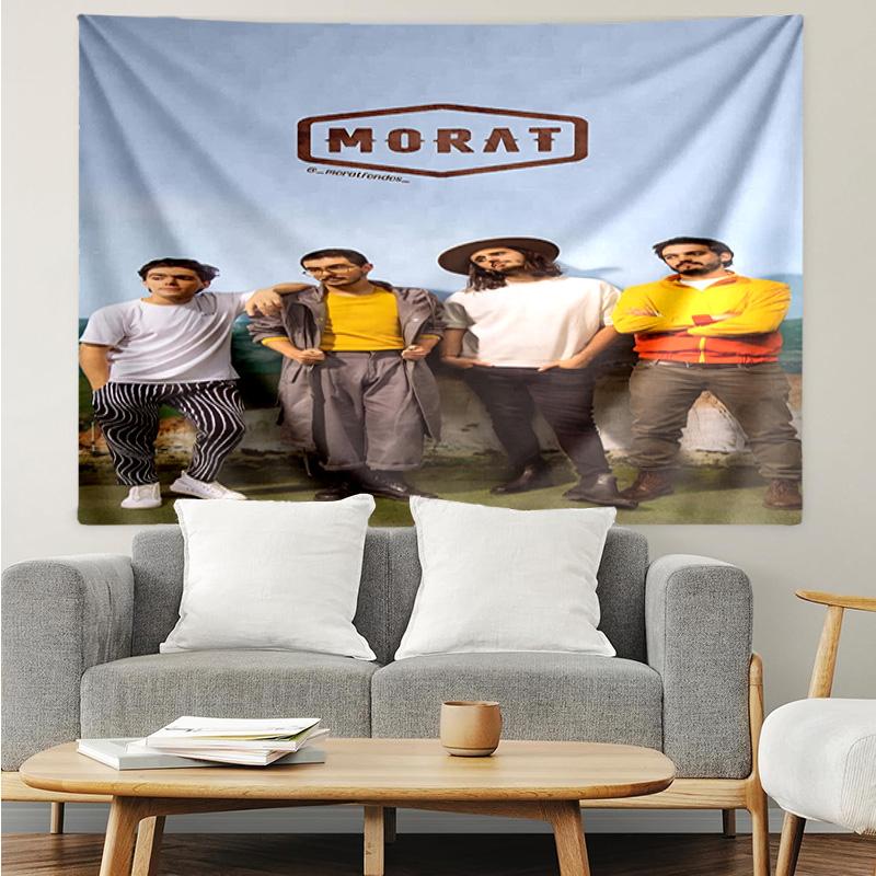 1PC Morat Band Tapestry Accessories Playroom Tapestry, for Bedroom,Livingroom, dormitory Room Wall Decor Fan Birthday Gifts