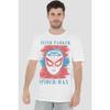 Spider-Man Mens Peter Parker Striped T-Shirt