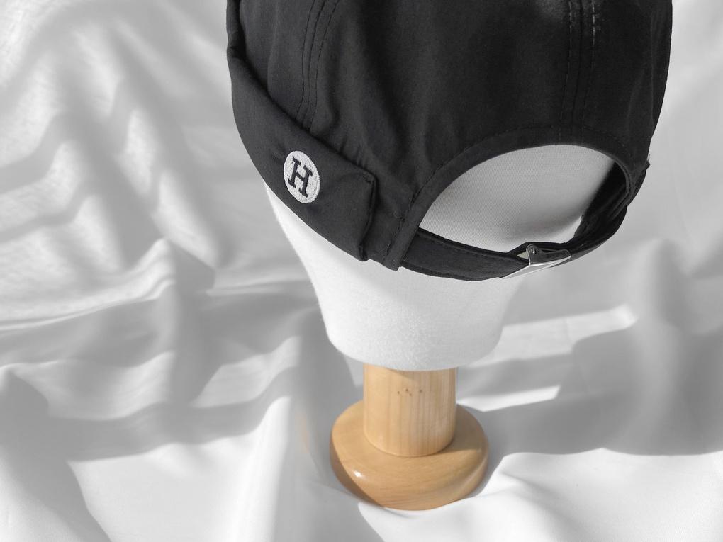 Women's Unisex H-embroidered Watch Cap Ball Cap Hat Basic Cap