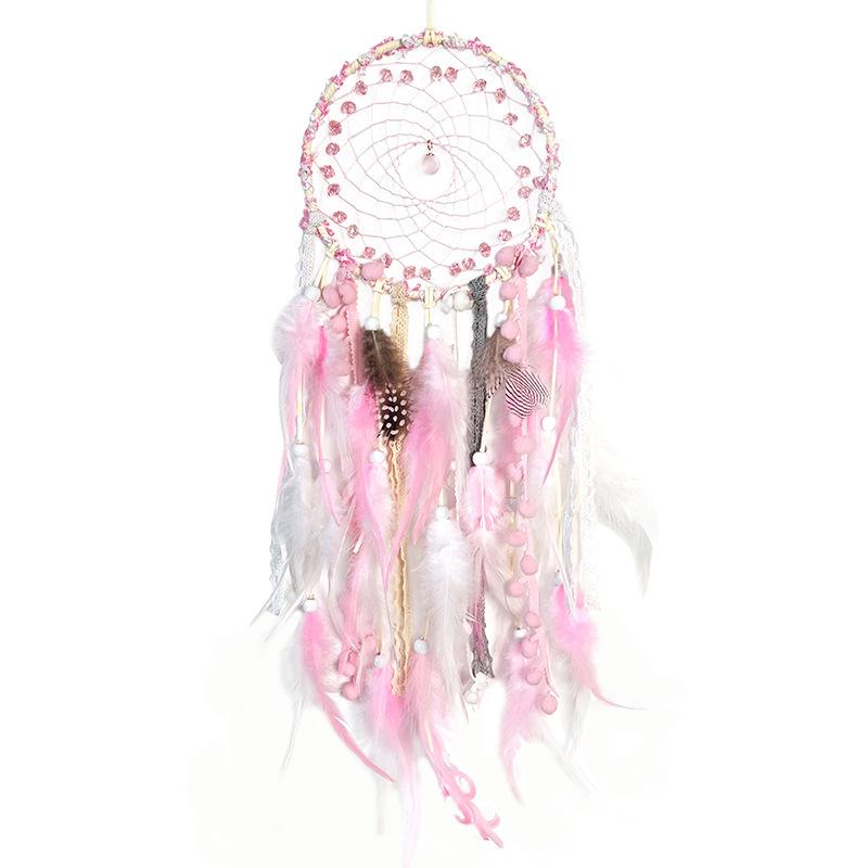 Dream Catcher Handmade Wind Chime Creative Feather Living Room Bedroom Wall Hanging Ornaments Birthday Gifts Home Decoration