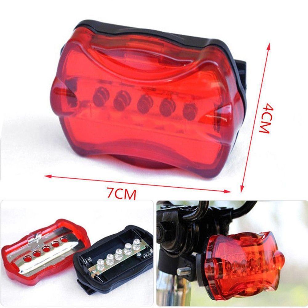 Rear Bicycle Light Flashlight Head Bike Front Tail Light 5 LED Bicycle Flashlight