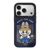 Тканевый чехол для телефона с джинсовой текстурой для Apple 17 Promax/16PM/15 Pro/13 - Милый и модный мультяшный дизайн, Полное покрытие.