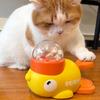 Dog, Cat, Pet Feeder, Little Yellow Duck, Interactive Puzzle Dog Feeding Machine, Puppy, Missing Food Toy, Anti-slip Bottom