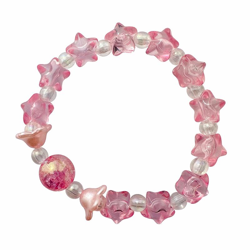 Ins браслет из бисера ручной работы милый мягкий милый студентка ручная строка