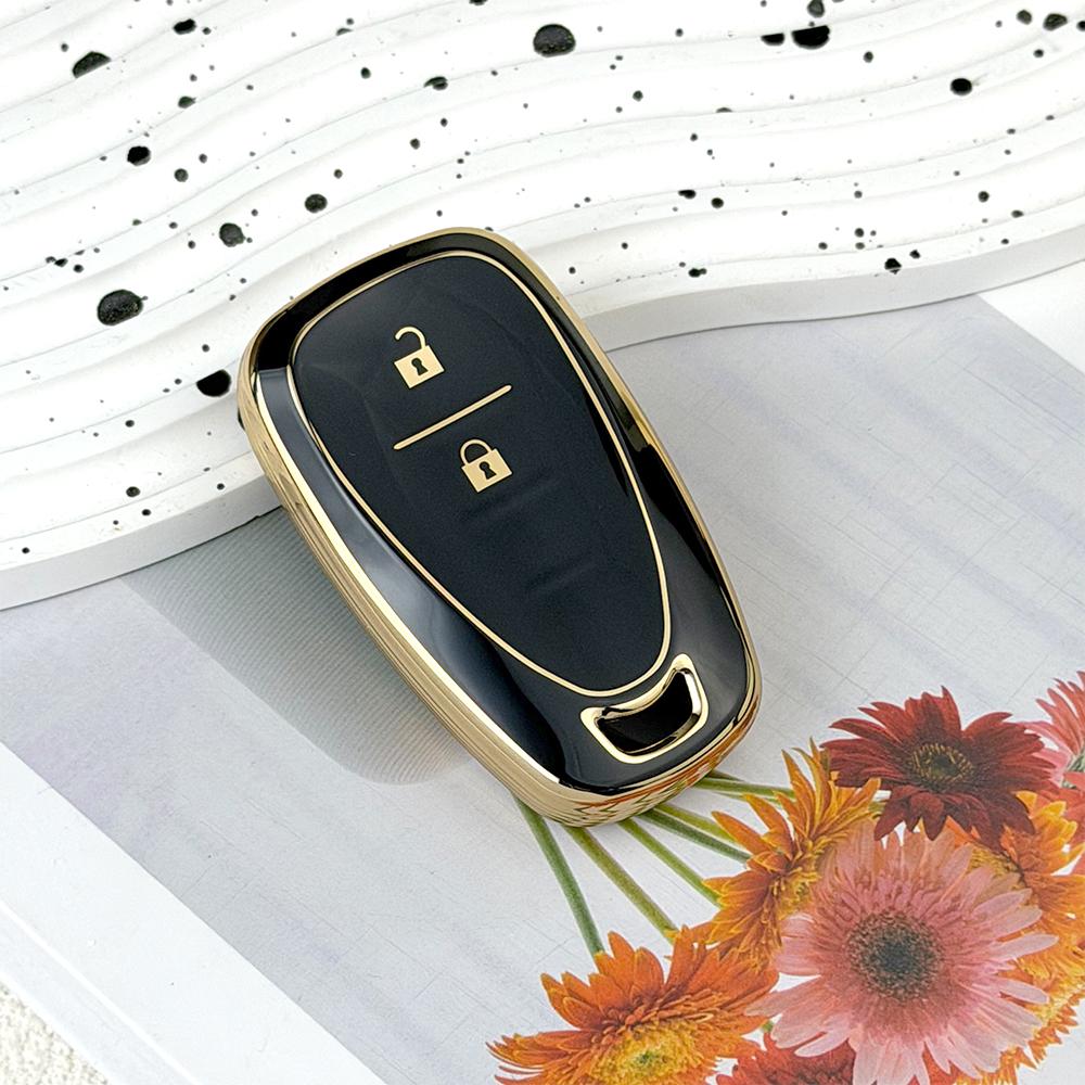 TPU Car Key Fob Cover Case for Chevrolet 2017-2019 Chevy Malibu Camaro Cruze Traverse Sonic Volt Bolt Equinox Spark Blazer Onix jd2