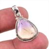 Natural Ametrine Gemstone Handmade 925 Solid Sterling Silver Pendant 1.50" A2y43
