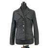 MOGA Silk 14% Blend High-End Denim Jacket Women’s 2 M Gray Jackets Jumpers(USED)