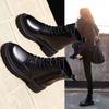 Fashion Women's Ankle Boots Zip Work Moccasin Thick Platform Bright Upper Booties Chic and Elegant On Offer Pu Sale Female Short Shoes