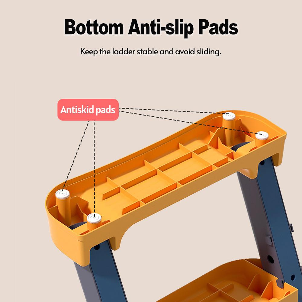 Kids Potty Training Seat Comfortable Safe Toilet Trainer with Adjustable Step Stool Ladder PVC Soft