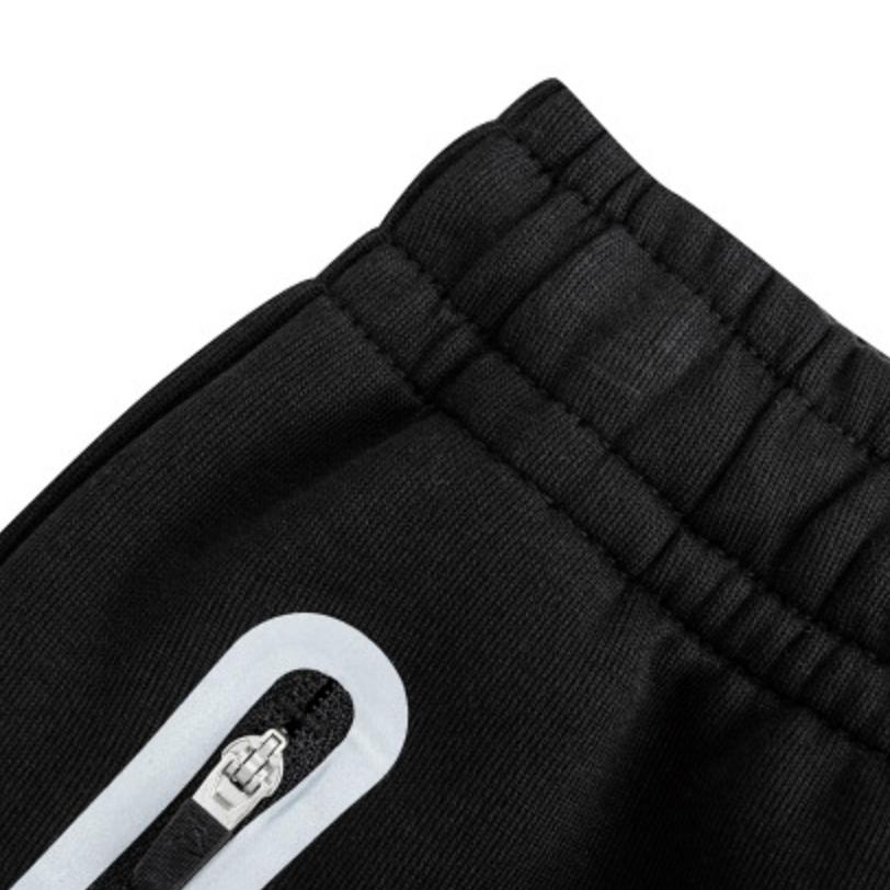 Nike Повседневные удобные однотонные длинные брюки детские штаны черного цвета NY2412099GS-002