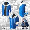 Anime Sans Undertale Cosplay Costume Hoodies Latex Mask FRESH SKELETON Jacket Sans Plus Velvet Costumes