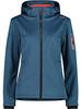 Куртка CMP Softshell Jacket Zip Hood Women (39A5006M) lake melange