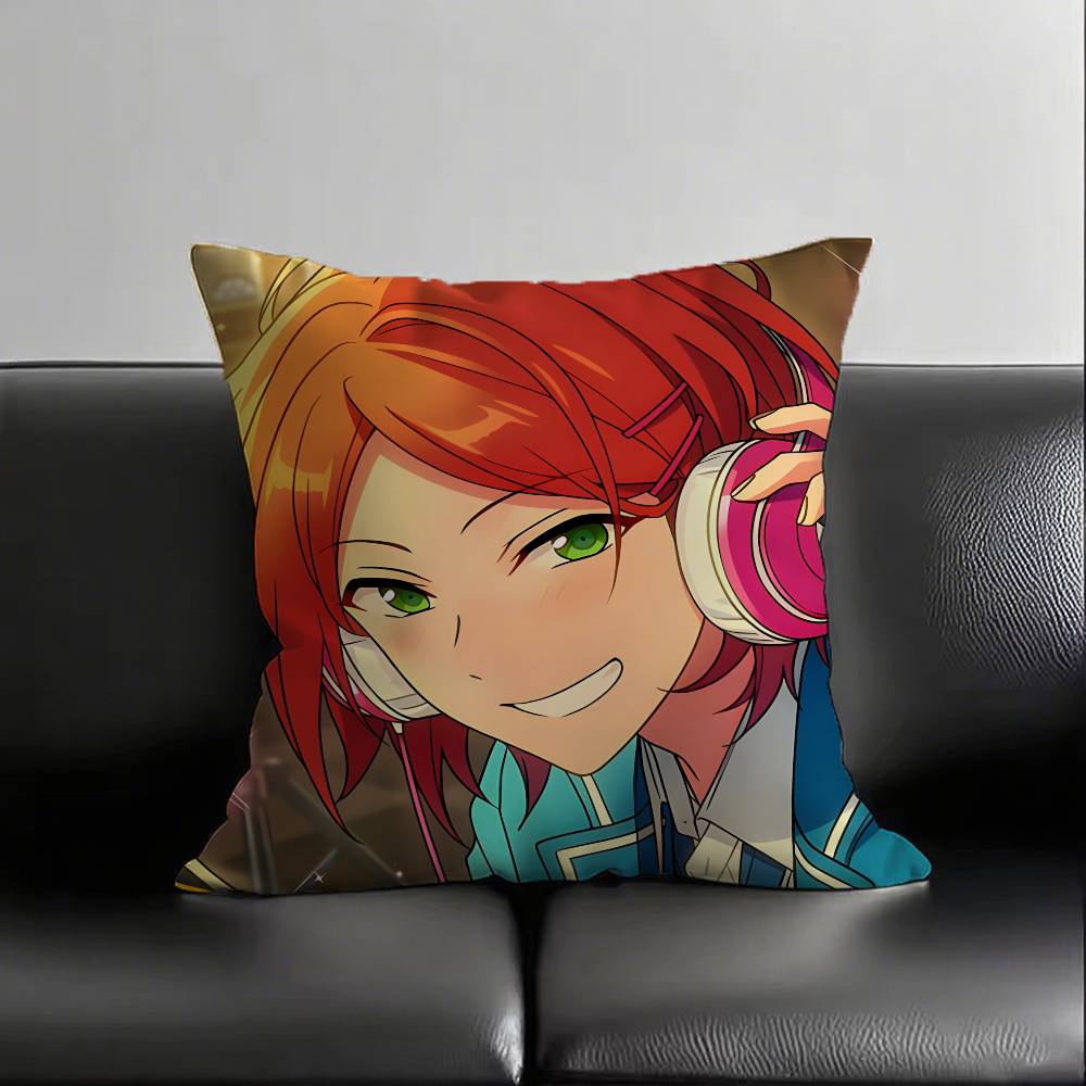 1pc Yuta Aoi Pillow Case Fashion Square Pillowcase Bedroom Sofa Room Ins Decoration Leisure