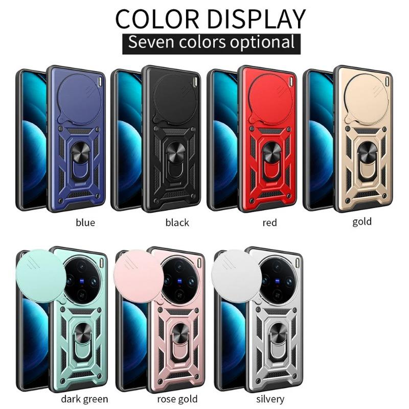 Защитный чехол для камеры VIVO X100 Pro VIVO X100 Armor Hybrid Metal Ring Back Cover