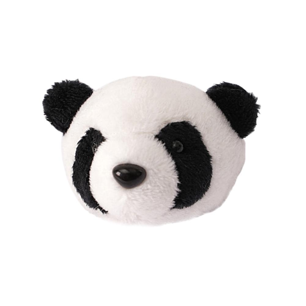 Cute Plush Panda Headband Brooch Hair Rope 3D Animal Bear Brooch Accessories Headdress Clips Lo A5D9