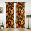 Осенние листья тыквы текстура роскошные шторы для окна для гостиной спальни домашнего декора кухни для оконных драпировок